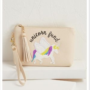 unicorn fund wristlet, new condition